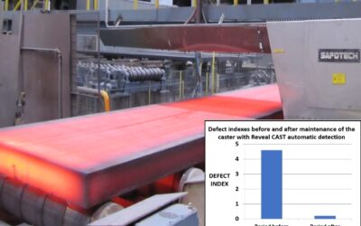 Reveal CAST improves remarkably slab quality to one of our customers